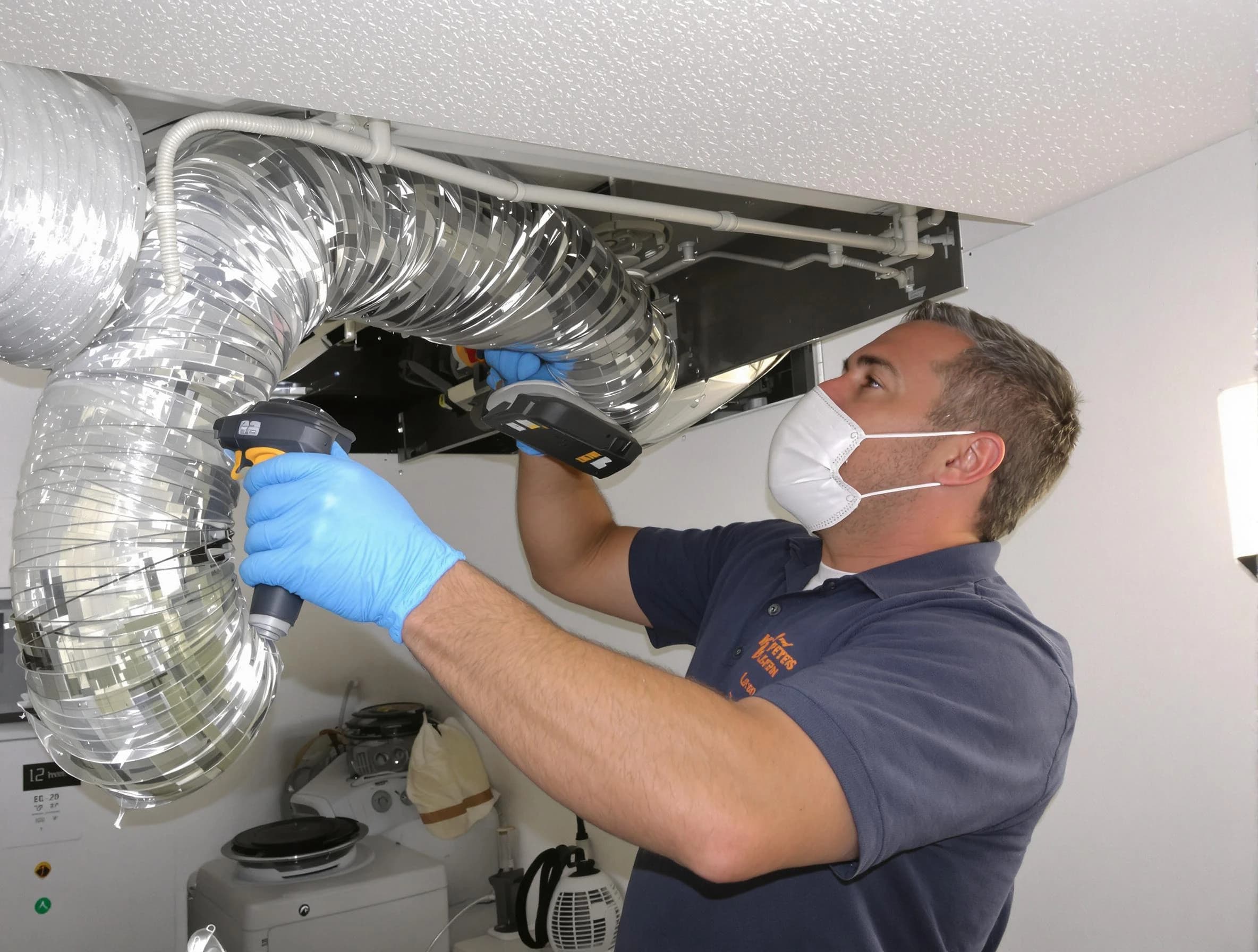 Alabaster Dryer Vent Cleaning professional performing thorough residential dryer vent cleaning in Alabaster